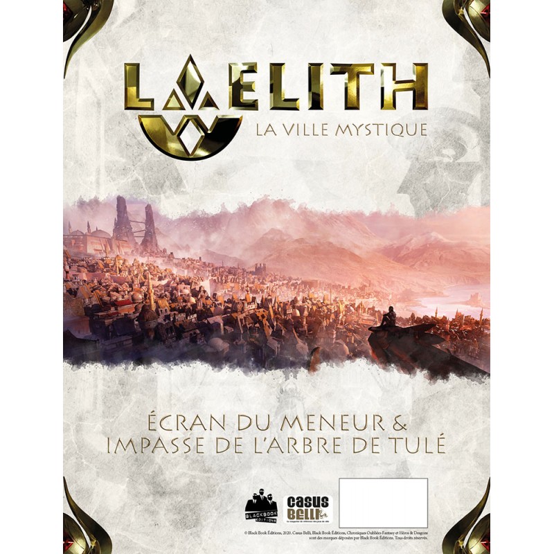 LAELITH : l'Ecran du MJ (+ livret Impasse de l'arbre de Tulé)