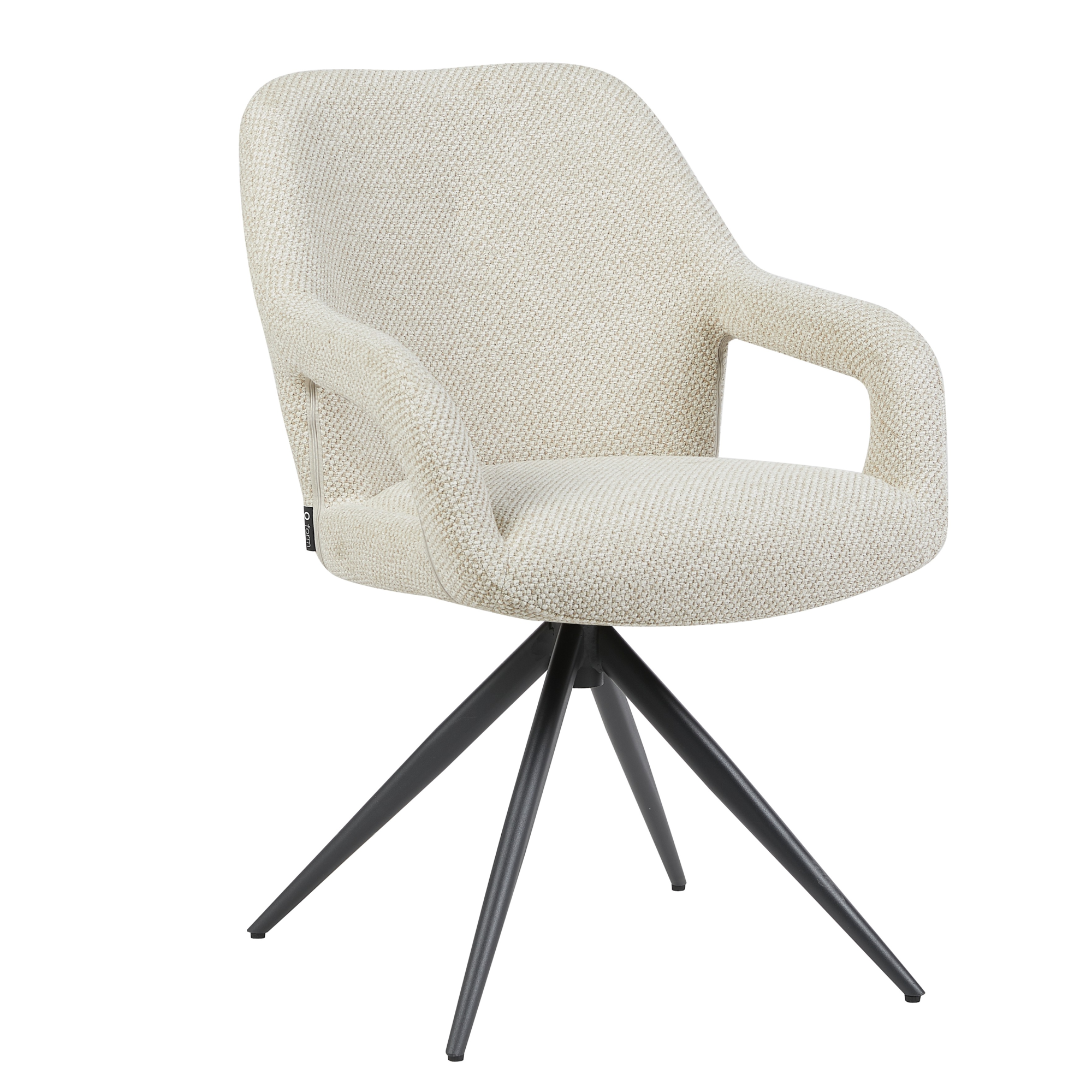 Eetkamerstoel Finn stof beige