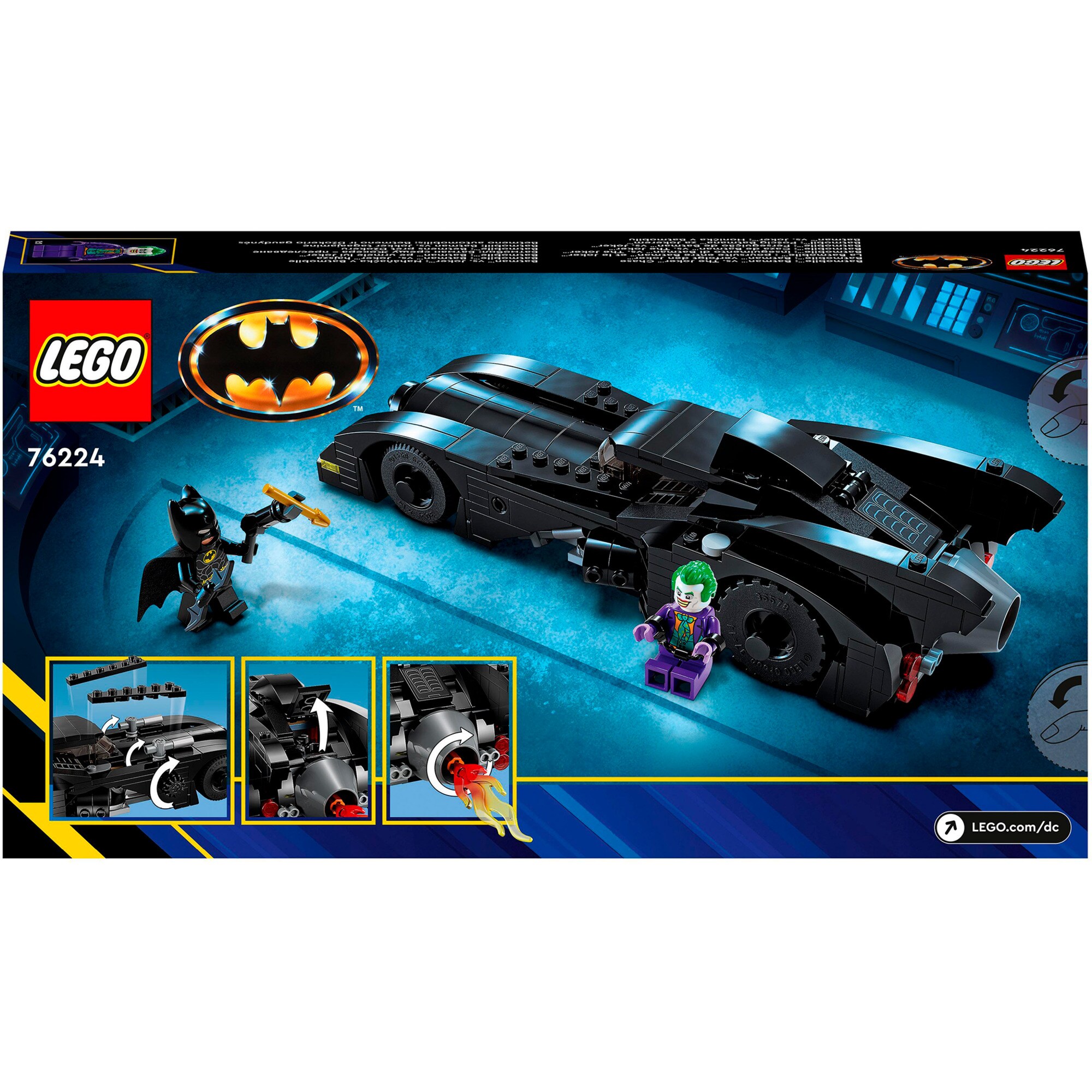 LEGO Konstruktionsspielzeug DC Super Heroes - Batmobile: Batman verfolgt den Joker