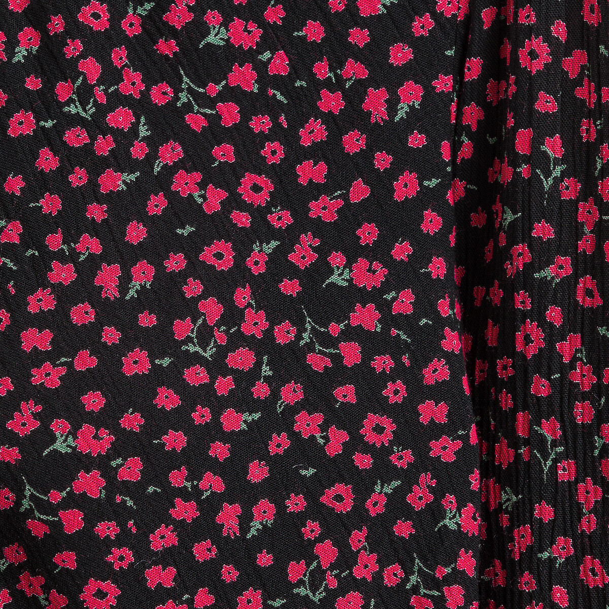 COLEÇÕES LA REDOUTE<br>Vestido com mangas compridas fluidas e estampa floral