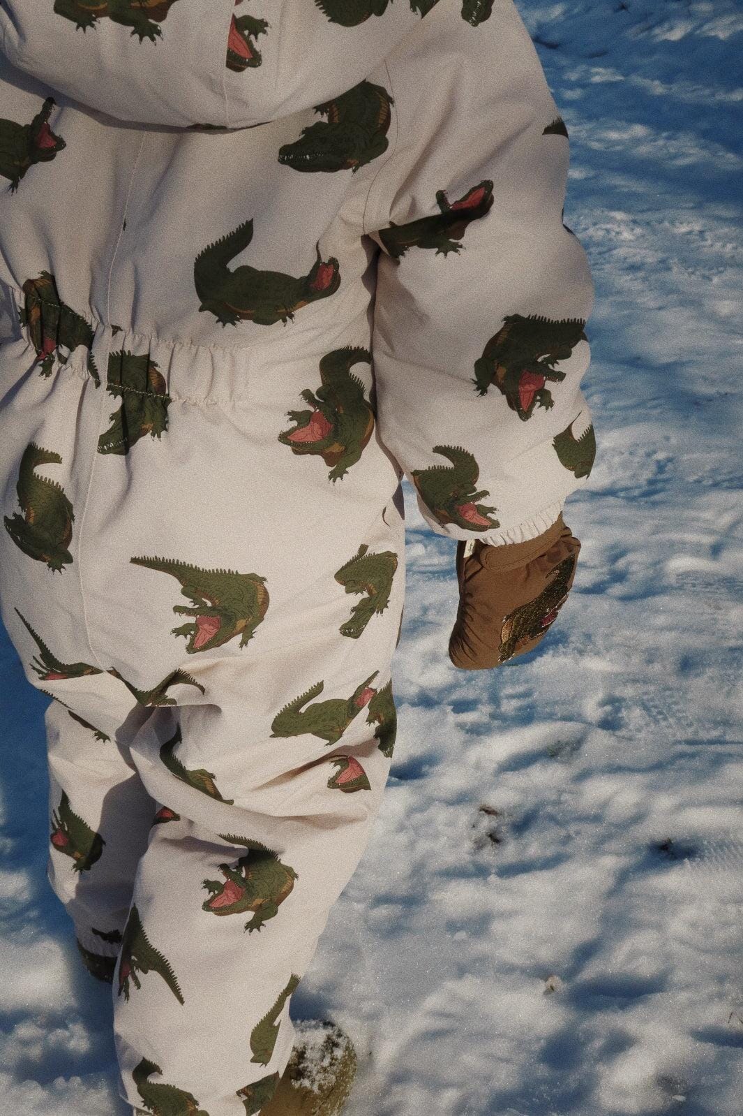 Konges Sløjd Nohr Snowsuit Print crocodile