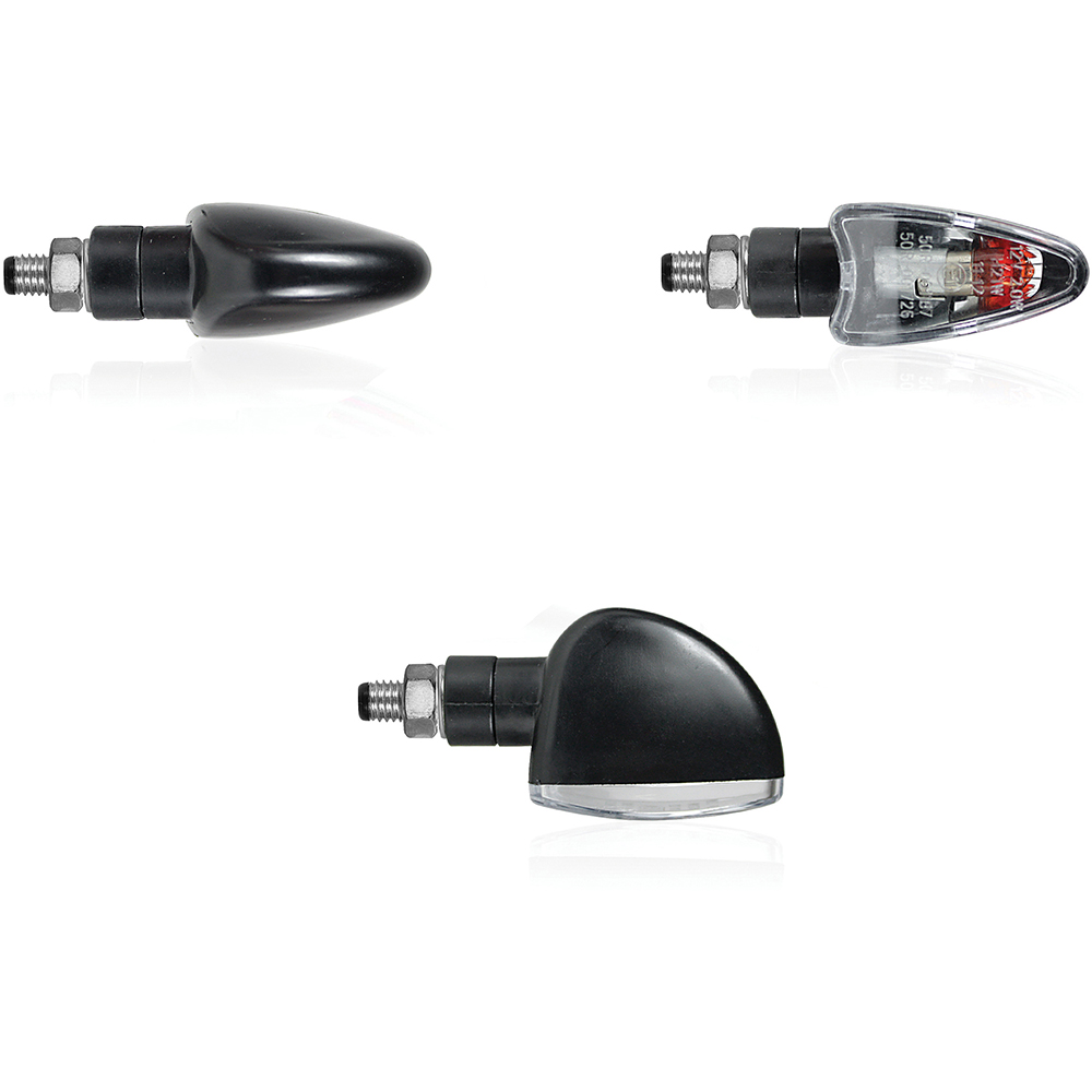 Chaft - Clignotants à Ampoules Blaster Noir / Transparent