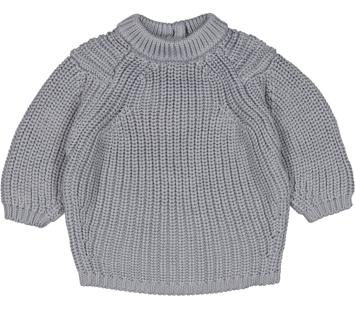 Tota B, Strikbluse - Pigeon Blue
