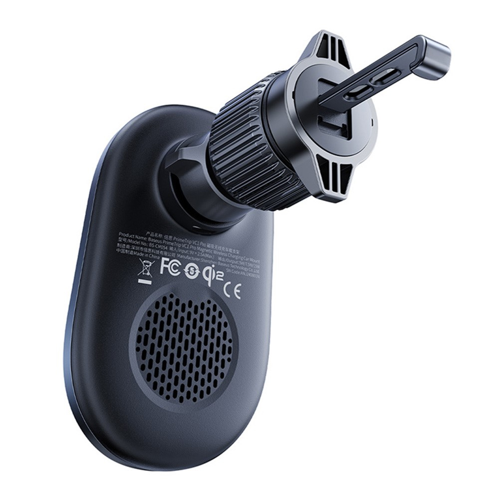 (15W) MagSafe Auto KFZ Halterung für Lüftungsgitter Qi2 Wireless Fast Charging Ladestation - Schwarz