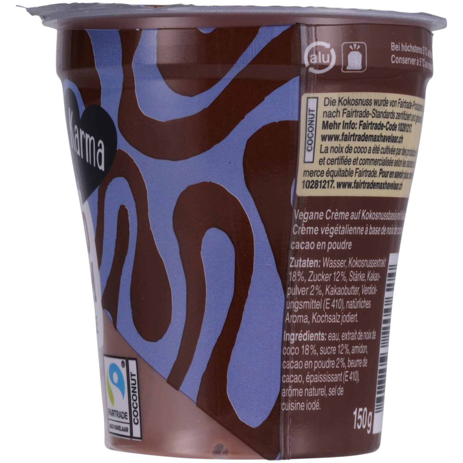 Karma Fairtrade Crème Schokolade 2x150g