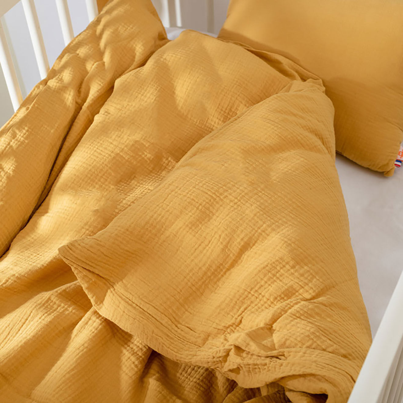Papate Housse de Couette en Coton Bio honey - 100x140 cm