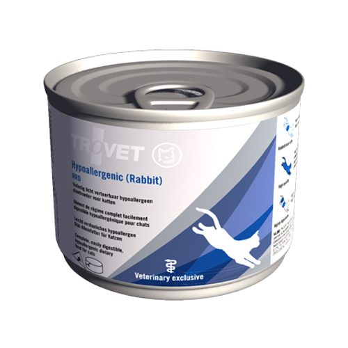 TROVET Hypoallergenic RRD (Rabbit) Kat - Blik