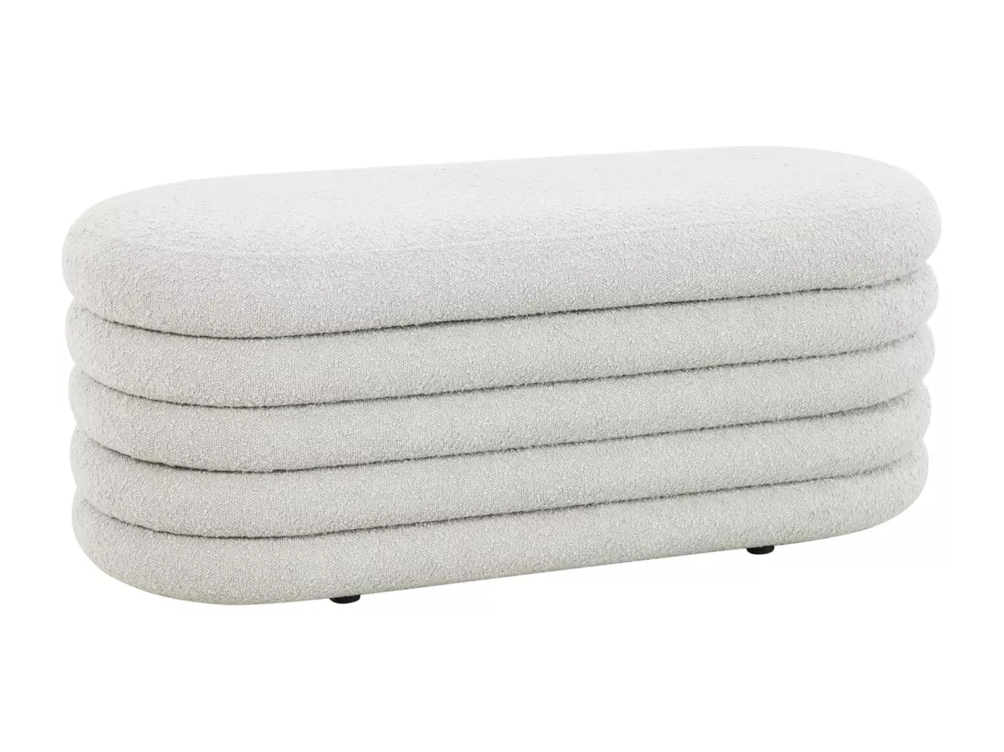 Pouf avec espace de rangement