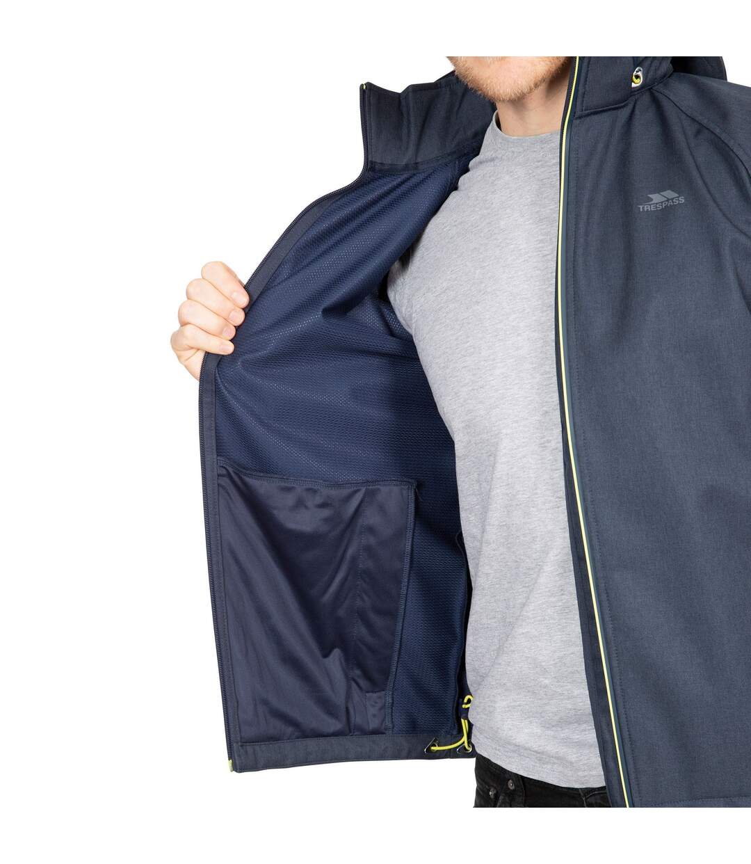 Trespass - Veste softshell HAGNECK - Homme (Bleu marine) - UTTP6077