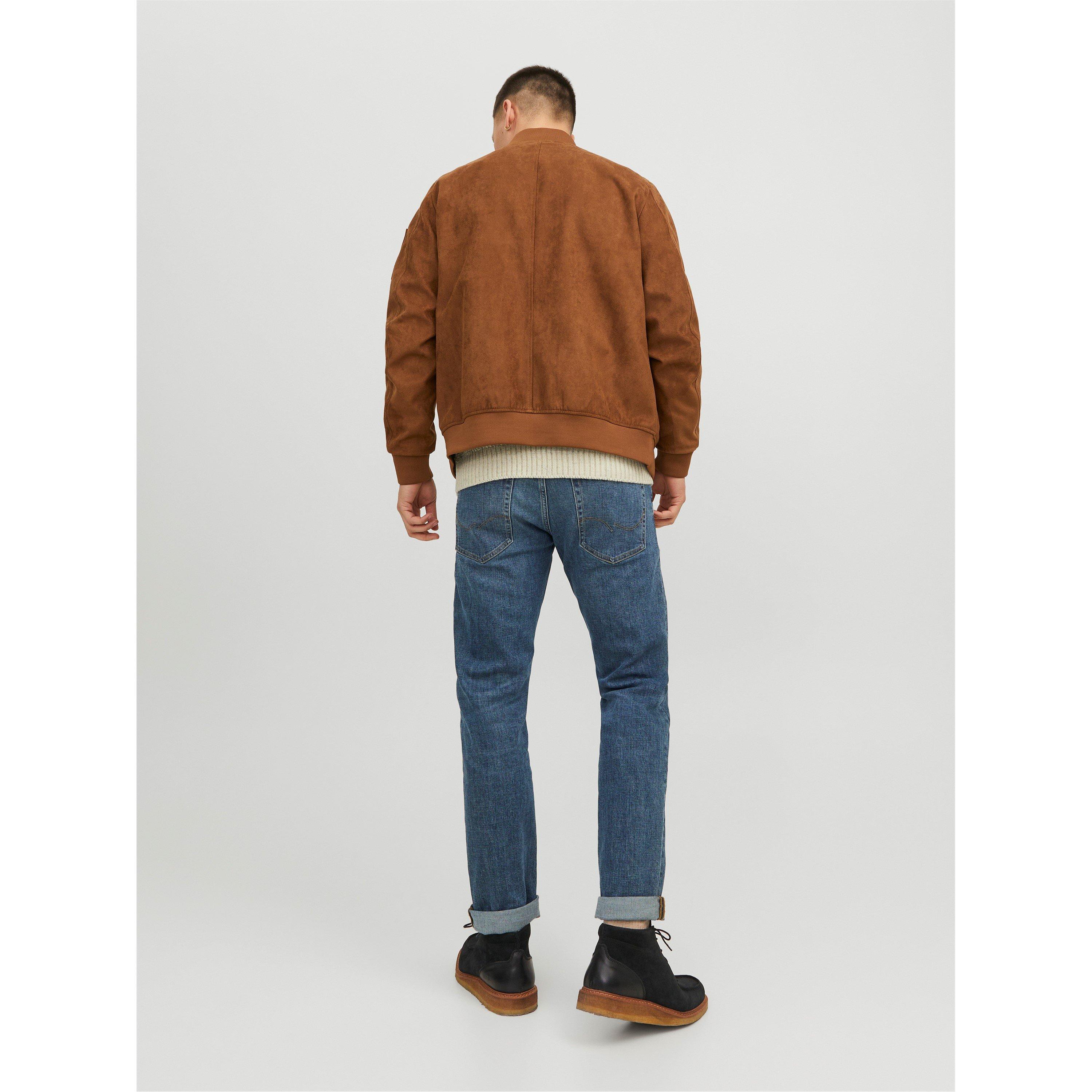 Jack and Jones Faux Suede Bomber