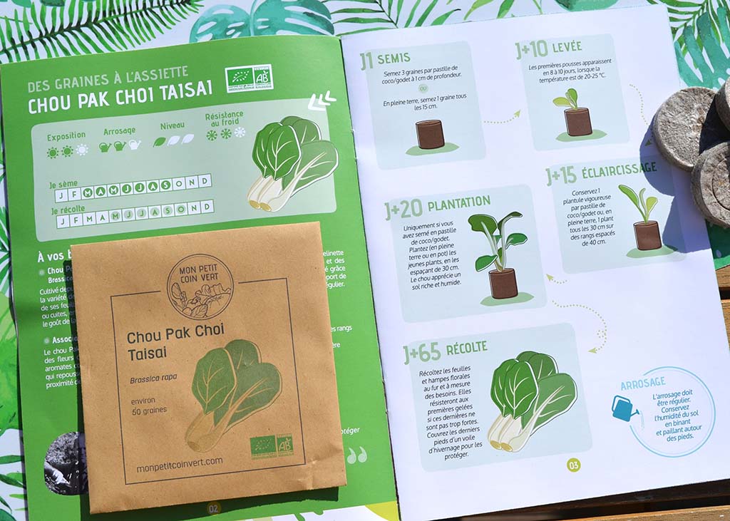 Coffret de jardinage thématique 
