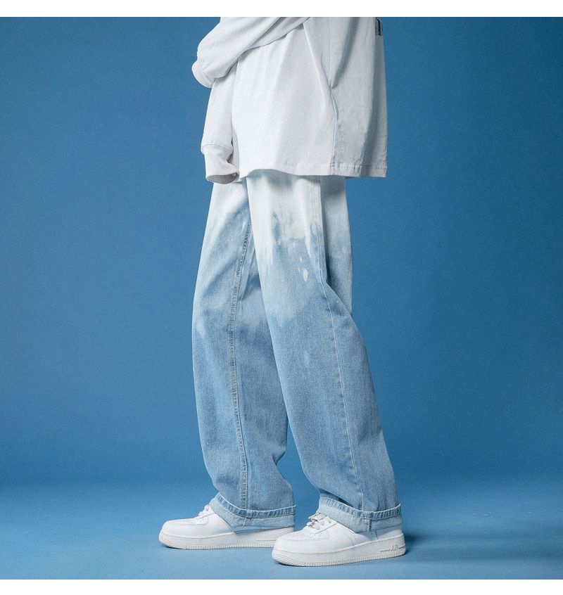 POSI - Ombre wijde jeans