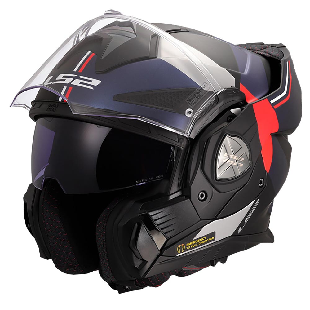LS2 - Casque FF901 Advant X Ultra Bleu / Rouge / Blanc / Noir / Mat