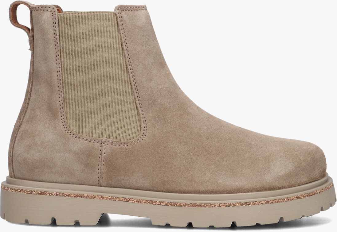 taupe birkenstock chelsea boots highwood slip on mid w
