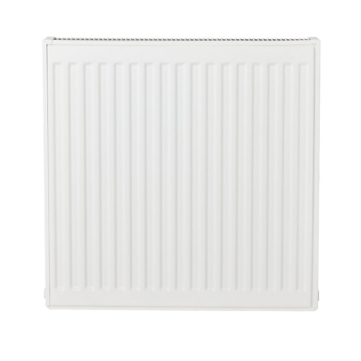 Radiateur eau chaude acier GoodHome blanc 554 W L.60 cm x H.60 cm