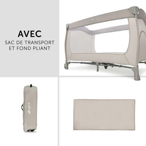 Lit parapluie Sleep N Play Plus Beige - HAUCK