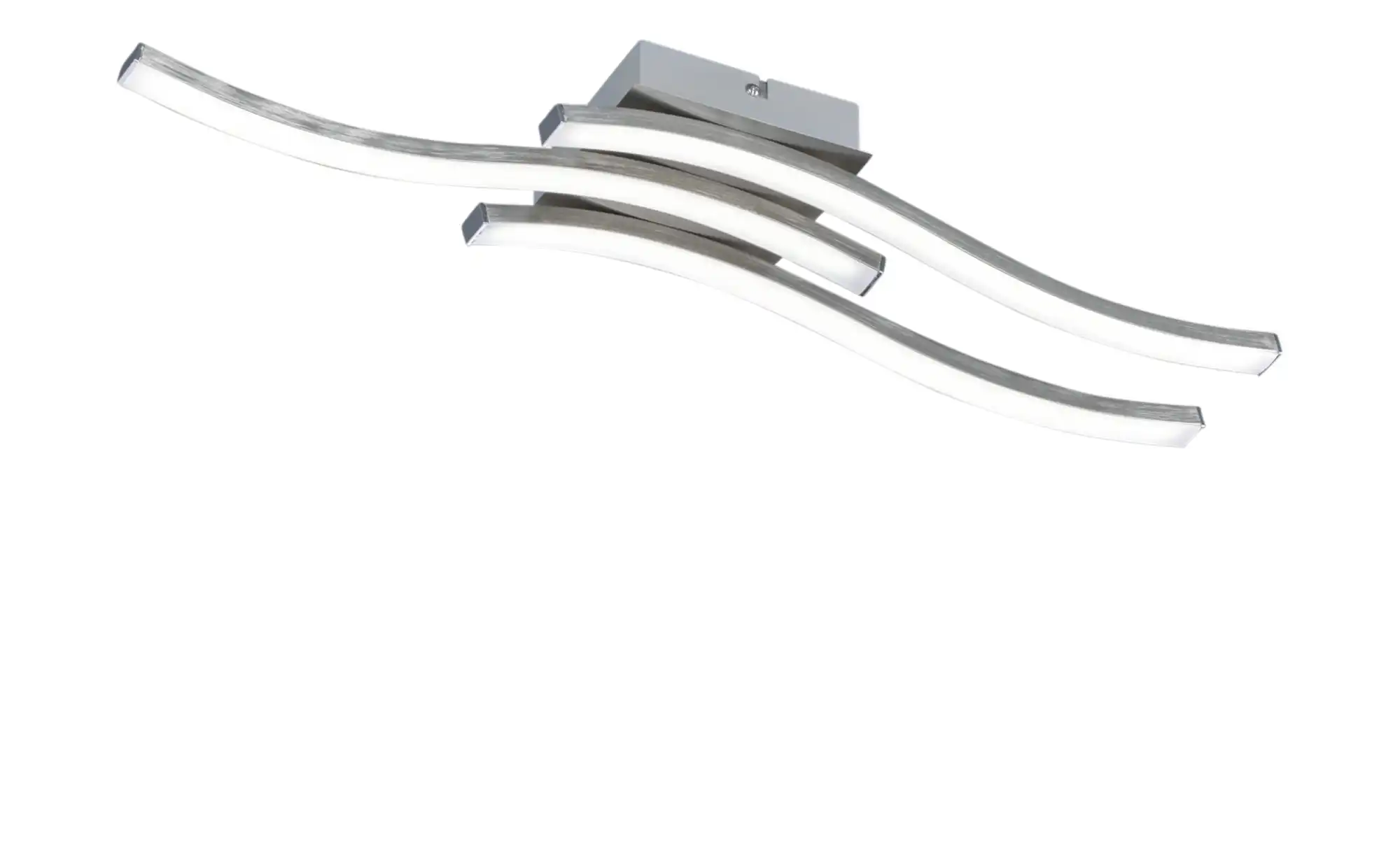 Trio LED-Deckenleuchte, 3-flammig, Nickel matt