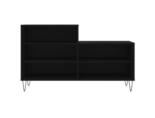 VIDAXL - Armoire à chaussures noir 102x36x60 cm bois d'ingénierie