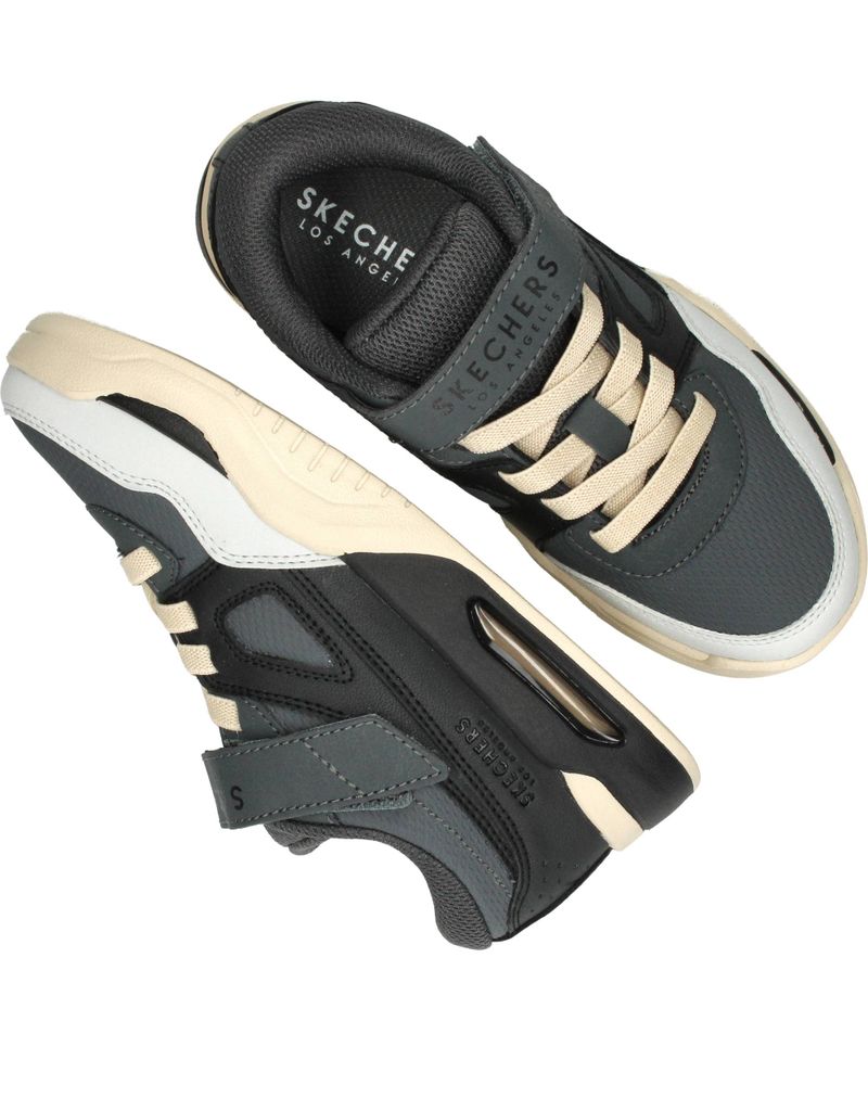 Skechers Court Tech Sneakers Grijs Jongens