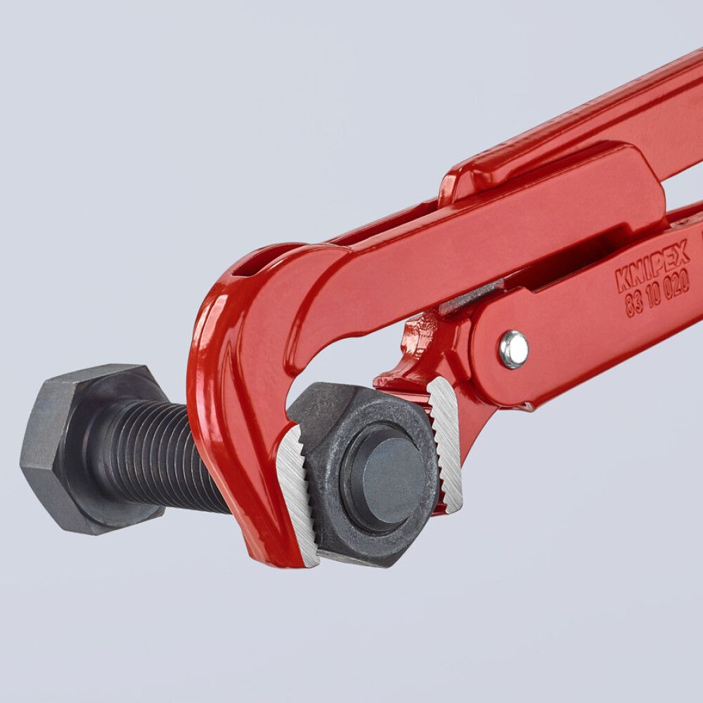 RØRTANG 90° RØDT PULVERBELAGT 560 MM