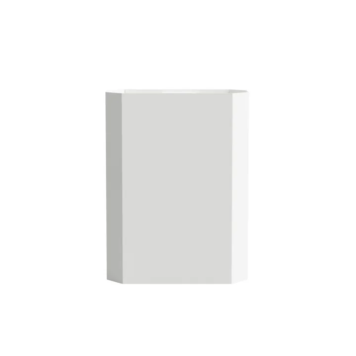 Nichba Design - Papiereimer für die Wand, weiss