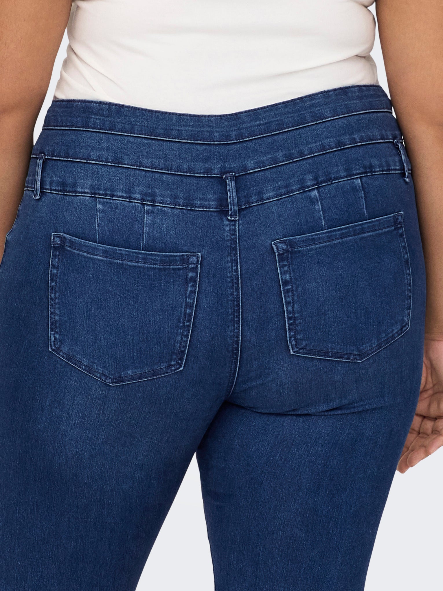 CARAUGUSTA Hohe Taille Skinny Fit Jeans Medium Blue Denim