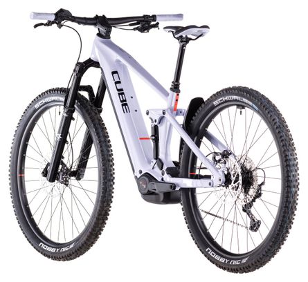 VTT Électrique Tout-Suspendu Cube Stereo Hybrid One44 EXC 800 Shimano Deore XT 12V 800 Wh 29'' Violet Rose Cyclamen 2025