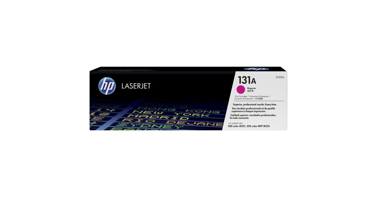 HP131A Magenta LaserJet Toner Cartridge (CF213A)  (Magenta, Retail)