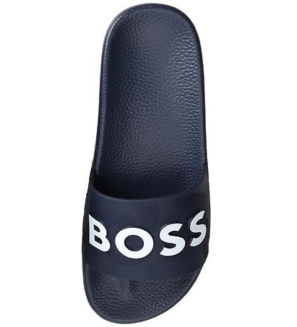 BOSS Bådesandaler - Navy m. Hvid