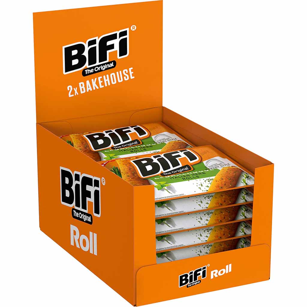 BiFi Bakehouse Roll mit italienischen Kräutern 12x2er 80g=960g MHD:22.3.25