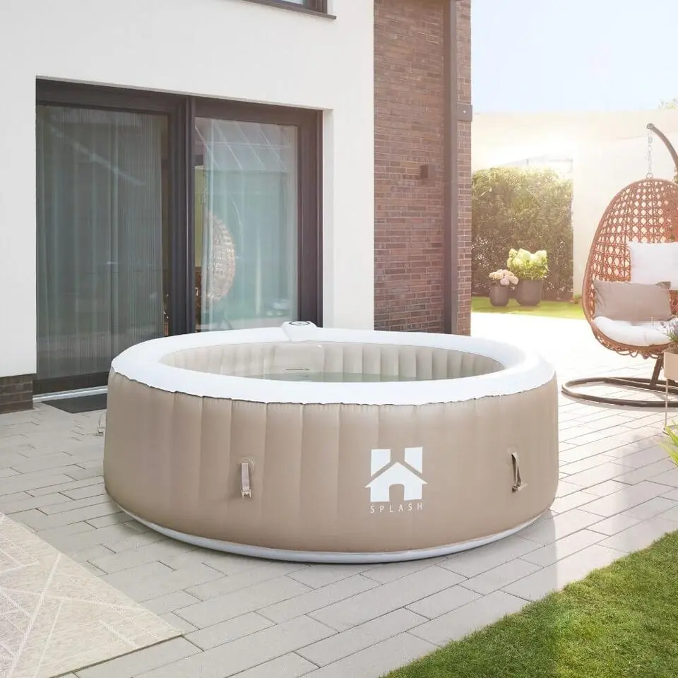 HOME DELUXE Buitenwhirlpool SPLASH Beige