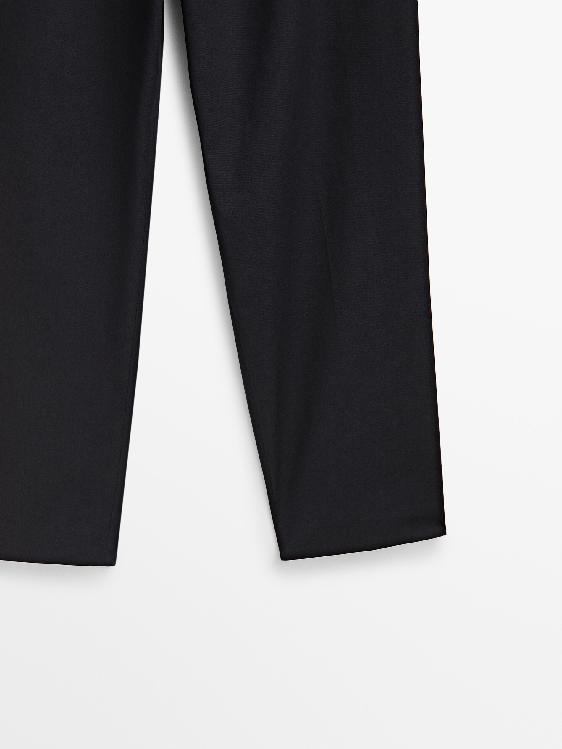 Calça chino com forro de algodão - AZUL MARINHO