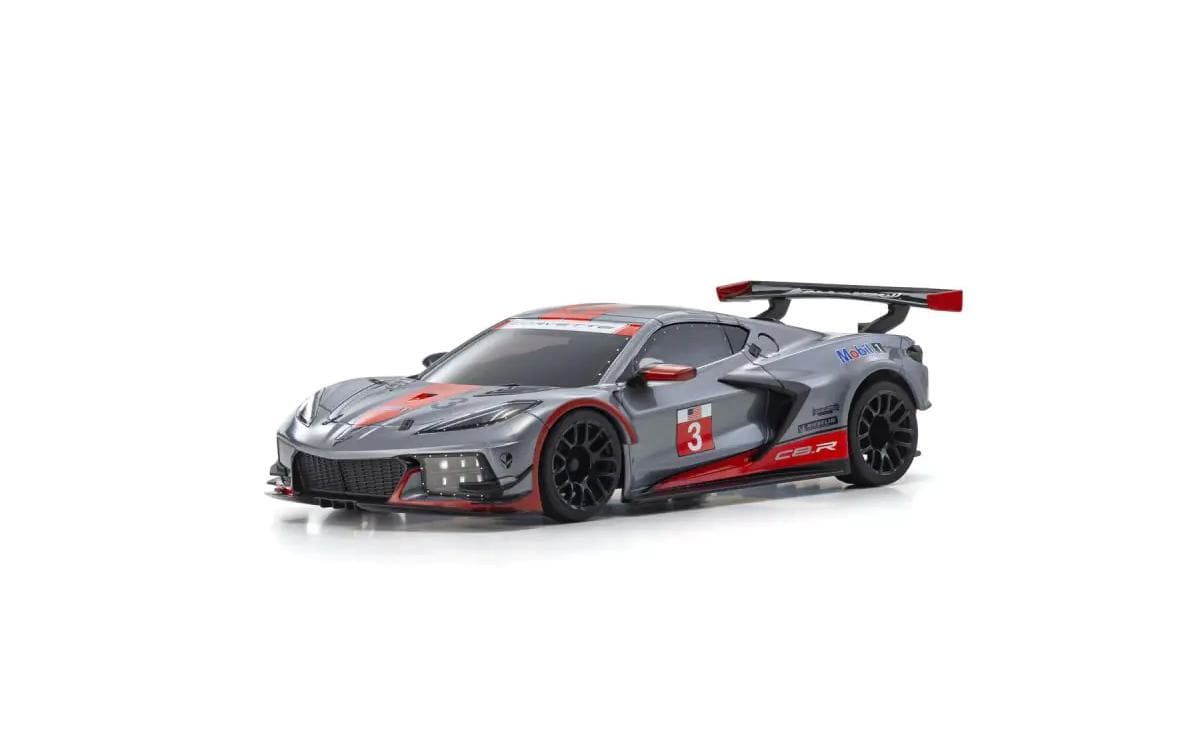 Mini-Z MR-04 Corvette C8-R 1:28, Gun Metal/Rot, ARTR<br>Mini-Z RWD mit Corvette C8-R Karosserie