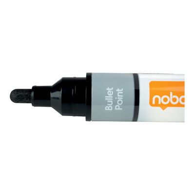 Nobo Liquid Ink - marqueur - noir, rouge, bleu, vert (pack de 4)