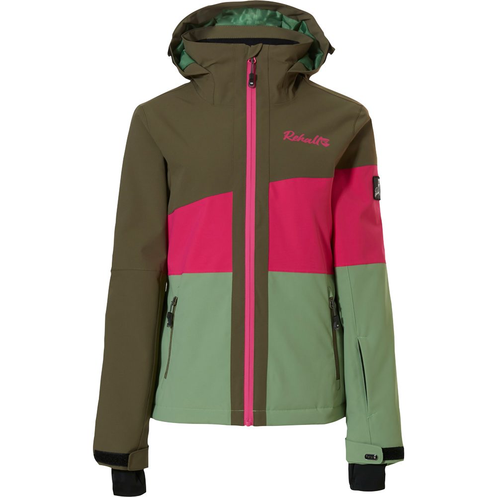 Rehall Ricky Schneejacke Kinder olive