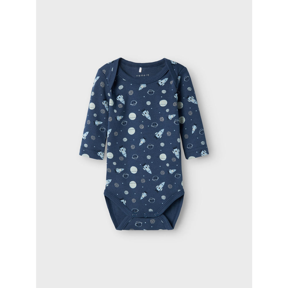 Køb Name It Dark Denim Nbmbody 3P Ls Dark Space Noos