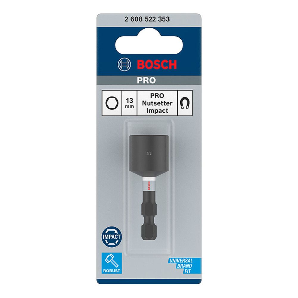 PIPENØKKEL BOSCH PRO IMPACT 13MM