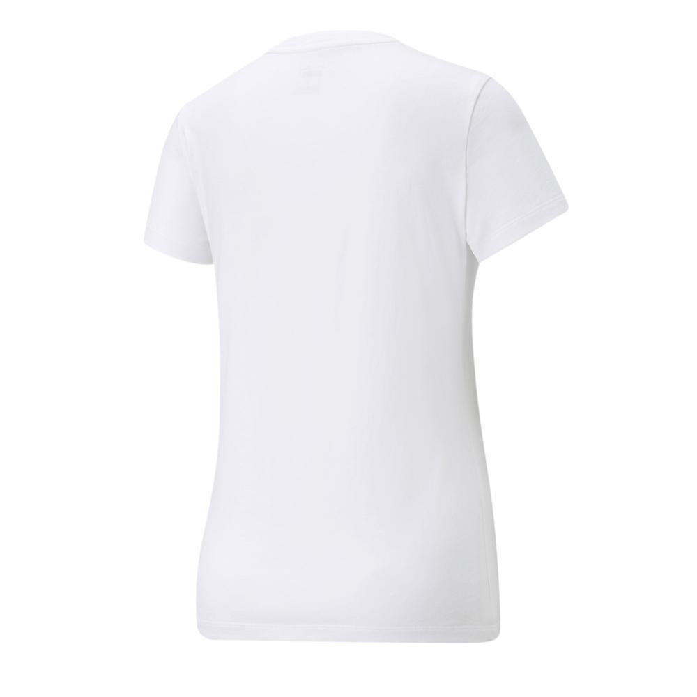 Puma T-shirt Blanc Femme Puma Ess+ Metallic