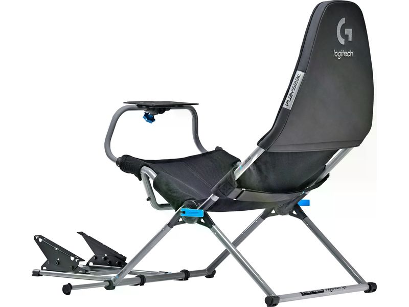 Playseat Challenge X – Logitech G Edition Grau/Schwarz Gaming-Stuhl mit zusammenklappbaren Design