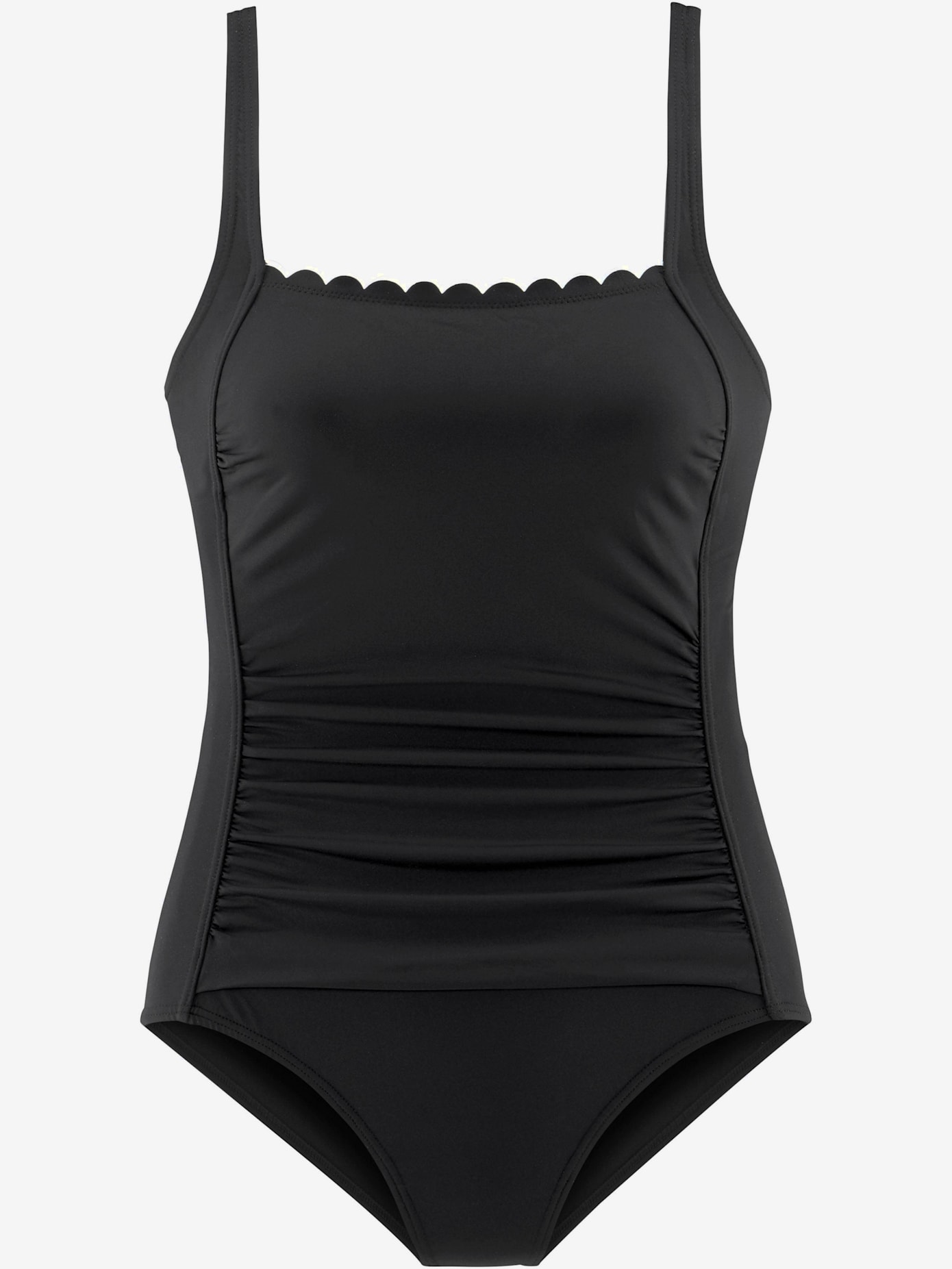 Maillot de bain double bordure cocotte, couleurs contrastées