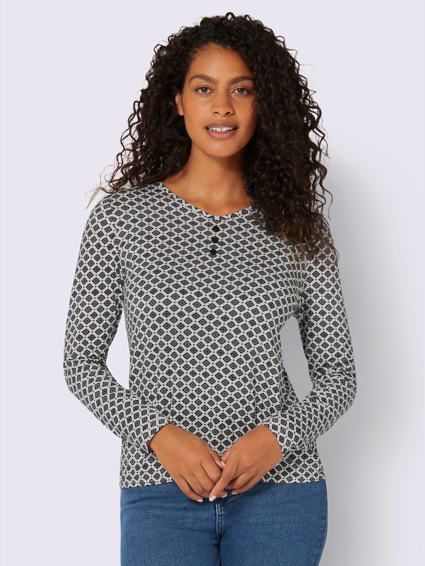 T-shirt imprimé coupe affinante