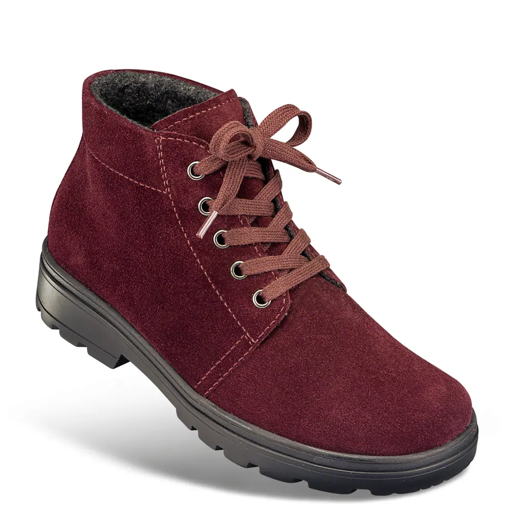 AUSVERKAUF - Schnürstiefelette ISONA bordeaux