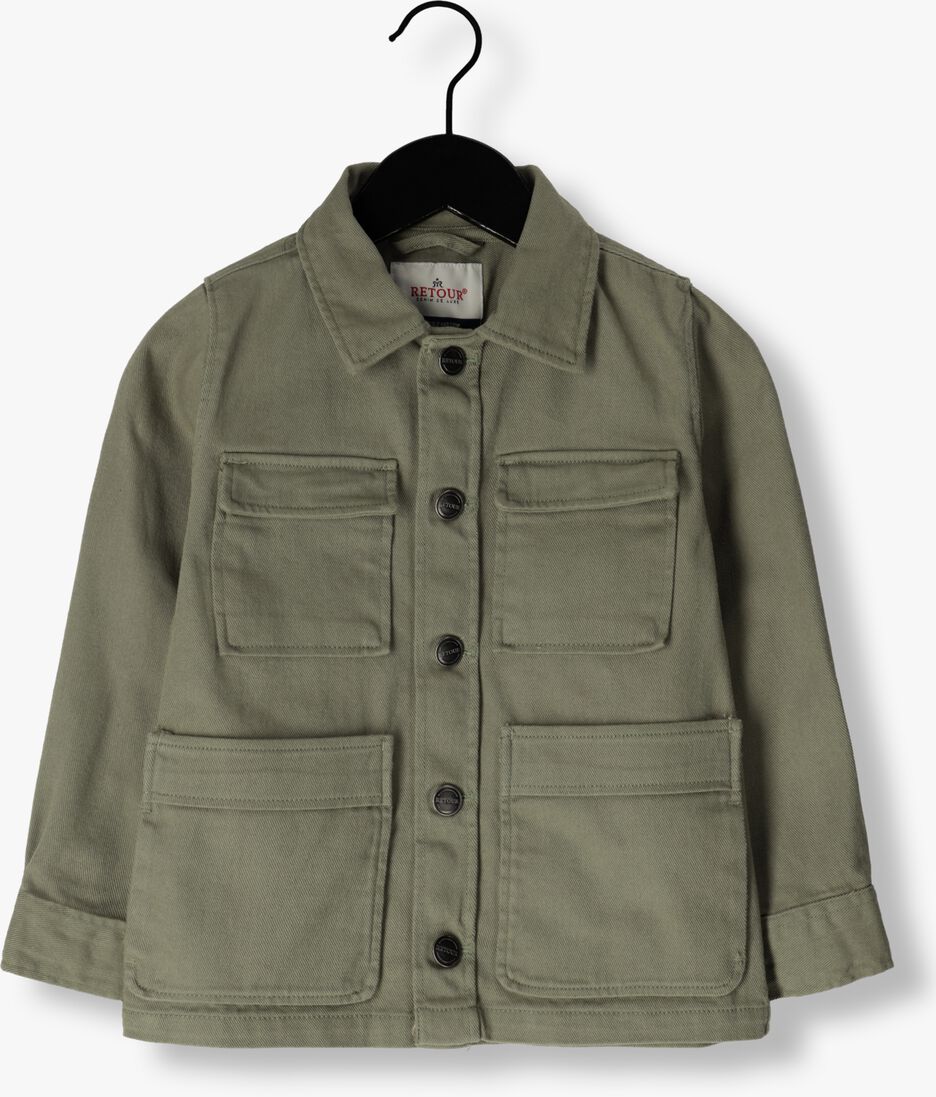 RETOUR groene retour casual overhemd jurgen
