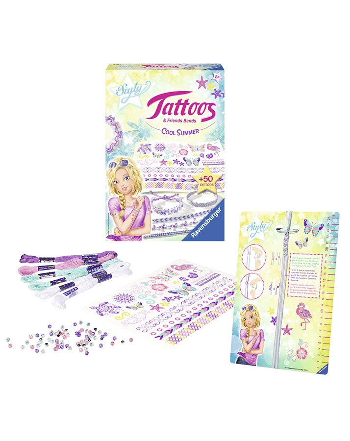 Bastel-Set Tattoos & Friends Bands - Cool Summer