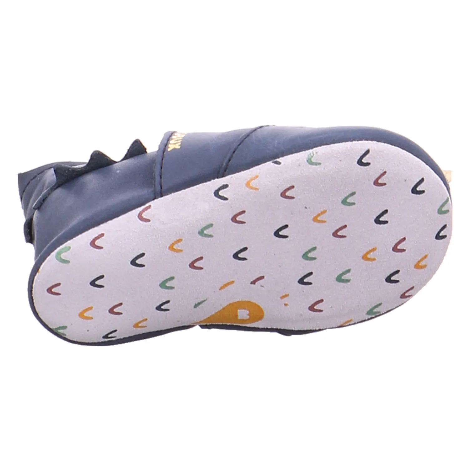 BOBUX Krabbelschuh Dunkelblau Leder
