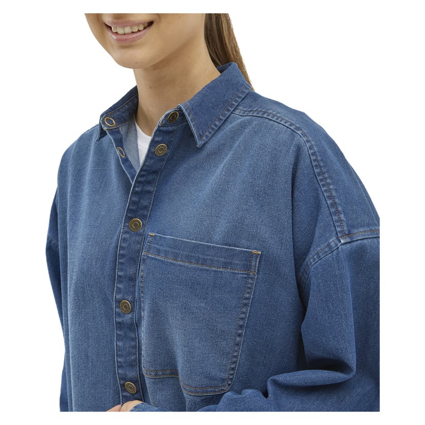 Denimskjorte for dame S