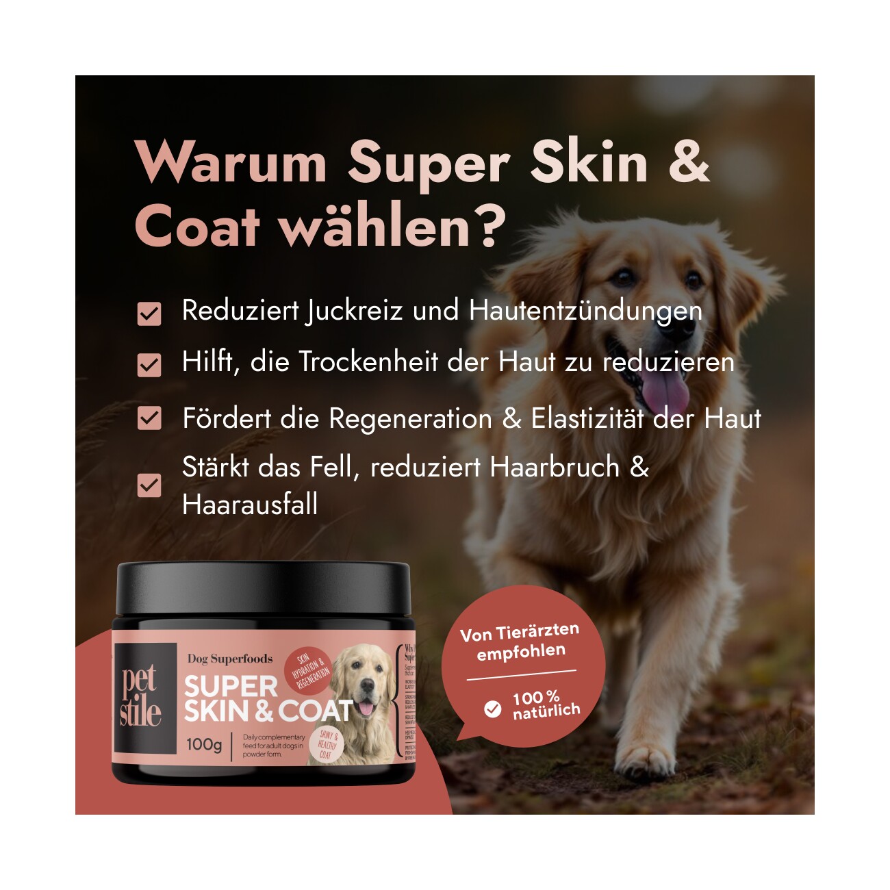 Petsy Labs Petstile Super Skin & Coat 6 x 100g