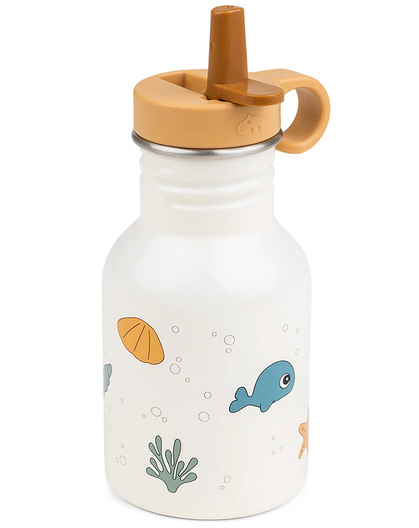 Edelstahl-Trinkflasche SEA FRIENDS (350ml) in beige