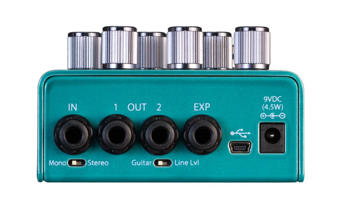 Pedal Riptide<br>Zerreissende Verzerrung und wirbelnde Modulation
