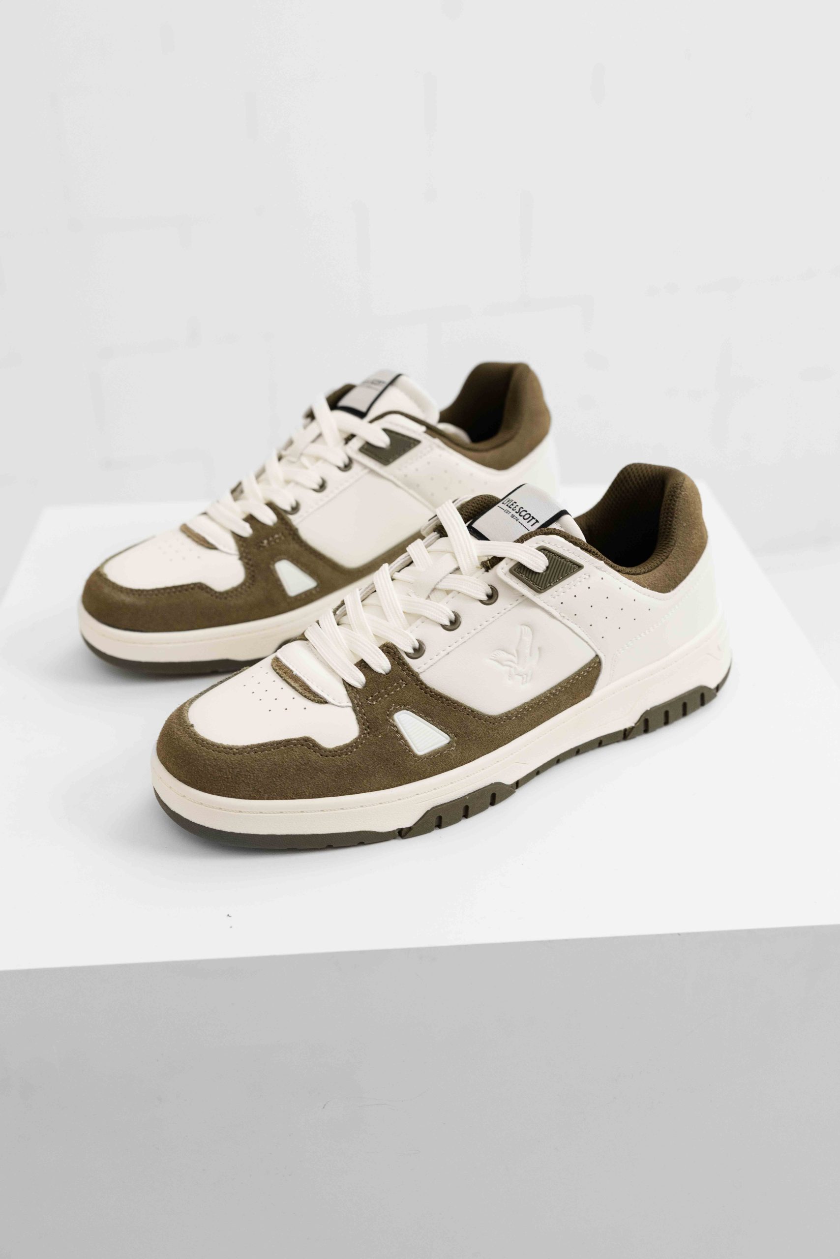 Lyle & Scott Evanton Sneakers Heren Groen/Wit
